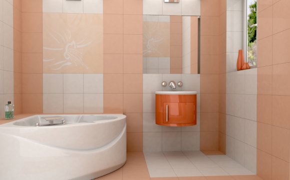 дизайн укладки плитки в ванной