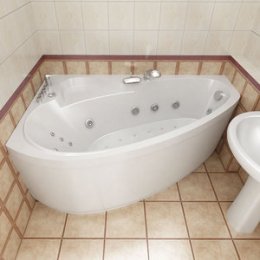 Асиметричная угловая ванна