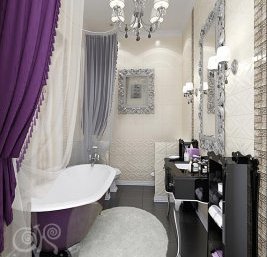 Фото дизайна интерьера ванной комнаты 2015