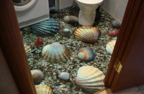 Наливной 3d пол морской тематики