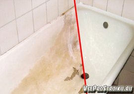 Покраска ванны с использованием акрила