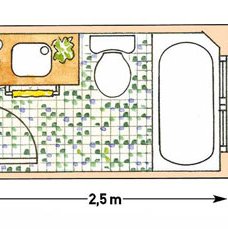 схема совмещенного санузла типовой квартиры