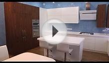 Дизайн кухни с необычной плиткой Ольга Ларионова