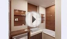 Дизайн ванной комнаты. Раскладка керамической плитки.