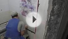 Укладка плитки в ванной за 1 час