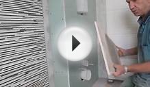Укладка стильной плитки в ванной ч.16(инсталяция.5)